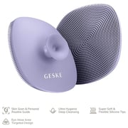 Geske 4-in-1 Facial Cleansing Brush With Handle Purple