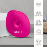 Geske 4-in-1 Facial Cleansing Brush With Handle Magenta