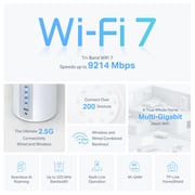 TPLink Deco BE65 Whole Home Mesh WiFi 7 System 3 Pack