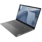 Lenovo IdeaPad 5 15IAL7 (2022) Laptop - 12th Gen / Intel Core i7-1255U / 15.6inch FHD / 512GB SSD / 16GB RAM / 2GB NVIDIA GeForce MX550 Graphics / Windows 11 Home / English & Arabic Keyboard / Storm Grey / Middle East Version - [82SF00K8AX]