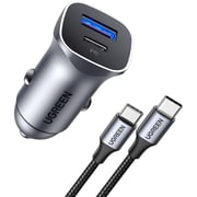 Ugreen Car Charger 30W Grey