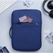 Dawenha Leather Hand Sleeve Navy Blue