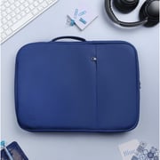 Dawenha Leather Hand Sleeve Navy Blue