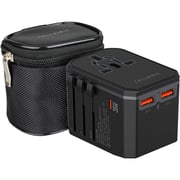 Cellairis World Travel Adapter Black