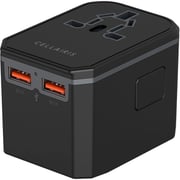 Cellairis World Travel Adapter Black