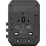 Cellairis World Travel Adapter Black