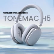 Tonemac H5 Wireless Over Ear Gaming Headphones Silver