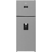 Beko Refrigerator 477 L Digital, 2 Doors, Inverter, With Dispenser Silver - B3RDNE500LDXB