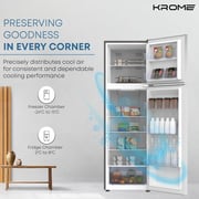 Krome Top Mount Refrigerator 365 Litres KR-REF 365TS