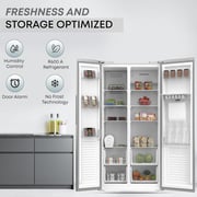 Krome Side By Side Refrigerator 600 Litres KR-SBS 600WM