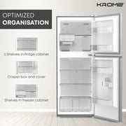 Krome Top Mount Refrigerator 260 Litres KR-RFF 260SM
