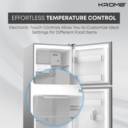 Krome Top Mount Refrigerator 260 Litres KR-RFF 260SM