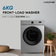 Krome Front Load Washer 6 kg KR-WFL60SS