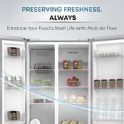 Krome Side By Side Refrigerator 600 Litres KR-SBS 601SM