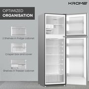 Krome Top Mount Refrigerator 330 Litres KR-RFF 330SM