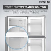 Krome Top Mount Refrigerator 330 Litres KR-RFF 330SM