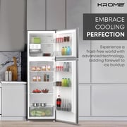 Krome Top Mount Refrigerator 330 Litres KR-RFF 330SM