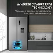 Krome Side By Side Refrigerator 700 Litres KR-SBS 700WIM