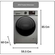 Akai Front Load Washer Dryer 8 kg/5 kg WDMA-8521E