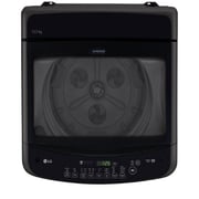 LG Top Load Washer 13Kg Smart Inverter ,Turbo Drum, Silver, Soft Closing Door , Black-T1388NEHGB