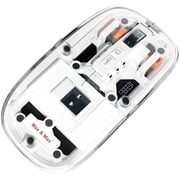 Max & Max Transparent Mouse White