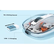 Max & Max Transparent Mouse White