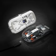 Max & Max Transparent Mouse White