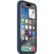 Max & Max MagSafe Silicon Case Blue iPhone 15 Pro Max