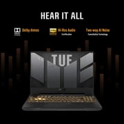 Asus TUF Gaming A15 (2024) Laptop - AMD Ryzen 9-8940HS / 15.6inch FHD / 512GB SSD / 16GB RAM / 8GB NVIDIA GeForce RTX 4060 Graphics / Windows 11 Home / Mecha Gray - [FA507UV-916512G]