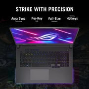 Asus ROG Strix G17 Gaming (2023) Laptop - AMD Ryzen 9-7845HX / 17.3inch FHD / 1TB SSD / 16GB RAM / 8GB NVIDIA GeForce RTX 4060 Graphics / Windows 11 Home / Eclipse Gray - [G713PV-9161G]