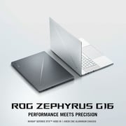 Asus ROG Zephyrus G16 Gaming (2023) Laptop - 1st Series / Intel Core Ultra 9-185H / 16inch WQXGA / 2TB SSD / 32GB RAM / 16GB NVIDIA Geforce RTX 4090 Graphics / Windows 11 Pro / White - [GU605MY-OLEDI9WPW]