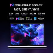 Asus ROG Zephyrus G16 Gaming (2023) Laptop - 1st Series / Intel Core Ultra 9-185H / 16inch WQXGA / 2TB SSD / 32GB RAM / 16GB NVIDIA Geforce RTX 4090 Graphics / Windows 11 Pro / White - [GU605MY-OLEDI9WPW]