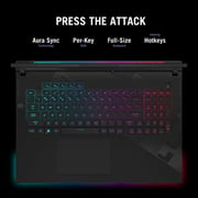 Asus ROG Strix SCAR 18 Gaming (2024) Laptop - 14th Gen / Intel Core i9-14900HX / 18inch WQXGA / 2TB SSD / 64GB RAM / 12GB NVIDIA GeForce RTX 4080 Graphics / Windows 11 Home / English & Arabic Keyboard / Off Black / Middle East Version - [G834JZR-I9642G]