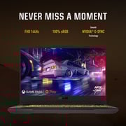 Asus TUF Gaming A15 (2024) Laptop - AMD Ryzen 9-8945H / 15.6inch QHD / 1TB SSD / 32GB RAM / 8GB NVIDIA GeForce RTX 4070 Graphics / Windows 11 Home / English & Arabic Keyboard / Mecha Gray / Middle East Version - [FA507UI-9321G]