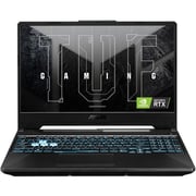 Asus TUF Gaming A15 (2023) Laptop - AMD Ryzen 5-7535HS / 15.6inch FHD / 512GB SSD / 8GB RAM / 4GB NVIDIA GeForce RTX 2050 Graphics / Windows 11 Home / English & Arabic Keyboard / Graphite Black / Middle East Version - [FA506NF-HN042W]