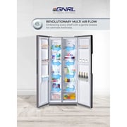 Egnrl Side By Side Inverter Refrigerator Freezer ‎650 Litres EGR820S
