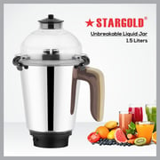 Stargold 3in1 Mixer Grinder Stainless Steel Jar 850W Gold - SG-1385
