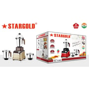 Stargold 3in1 Mixer Grinder Stainless Steel Jar 850W Gold - SG-1385