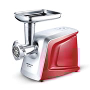 Sonai Meat Grinder 1600 Watt, 3 discs For mincing, Red - SH-4400