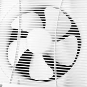 Sonai Ventilation Fan ,free wooden frame, suction and exhaust,cover grill,25 cm ,30 Watt, White - MAR-25G2