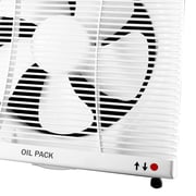 Sonai Ventilation Fan ,free wooden frame, suction and exhaust,cover grill,25 cm ,30 Watt, White - MAR-25G2