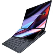 Asus ZenBook Pro 14 Duo OLED (2023) Laptop - 13th Gen / Intel Core i7-13700H / 14.5inch 3K / 1TB SSD / 16GB RAM / Shared Intel Iris Xe Graphics / Windows 11 / English Keyboard / Tech Black / International Version - [UX8402VU-P1036W]