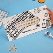 Dawenha Keyboard Sticker – Emojis