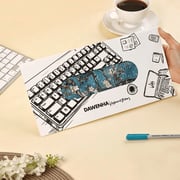 Dawenha Keyboard Sticker - Almond Blossoms