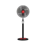 TORNADO Stand Fan 18 Inch , 4 Blades with Remote control , Black - EFS-95SR