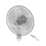 TORNADO Wall Fan 16 Inch, 4 Blades, Remote, White TWF-30