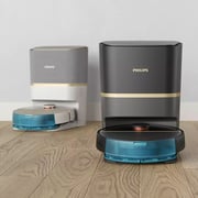 Philips HomeRun 7000 Series Aqua Robotic Vacuum and Mop Black XU7100/01