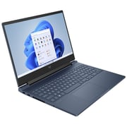 HP Victus Gaming (2023) Laptop - AMD Ryzen 7-7840HS / 16.1inch FHD / 512GB SSD / 16GB RAM / 6GB NVIDIA GeForce RTX 4050 Graphics / Windows 11 Home / English & Arabic Keyboard / Performance Blue / Middle East Version - [16-S0008NE]