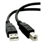 Wedgy Printer Cable, 1 Meter - Black - B08YNS1LS8