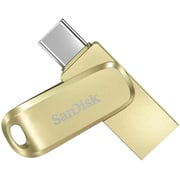 Sandisk Ultra Dual Drive Luxe Flash Storage USB 3.2 256GB Gold SDDDC4-256G-G46GD